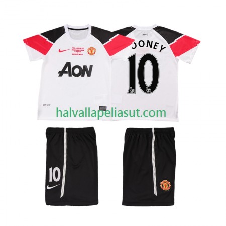 Jalkapallo Pelipaidat/Peliasut Manchester United ROONEY 10 Champions League 2011 2012 Retro Lasten Kolmaspaita Lyhythihainen